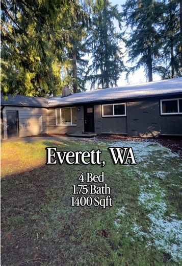 Would you live here?😍 • • Interesting in something similar to this home here in Everett? Buy or Sell DM me on TikTok or Instagram to get started on your strategic plan! 📥 • #realestateagent #pnw #seattle #realtors #washington • TOUR BY: Devon Leathers with REAL Brokerage Listed by: Eugene Balika with Pellego, Inc.