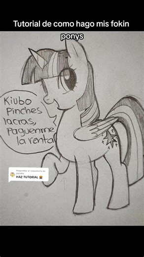 Tutorial de cómo dibujar ponys al estilo MLP