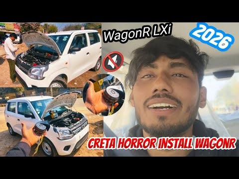 Maruti wagon R LXI mein modify install 📯Horan creta wala 🚘)Rubel Pir Vlogs