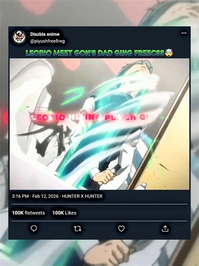 LEORIO MEET GON'S FATHER GING 🤯