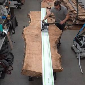 Matching the live edges together for a new dining table project! | Wayward Grain