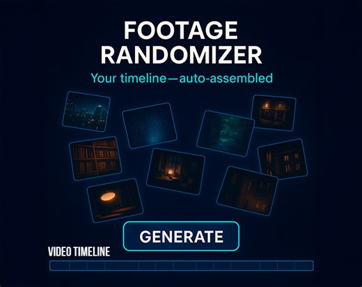 Footage Randomizer: Fill your video timeline in one click. by nikitakorol