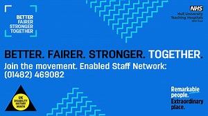11 shares | Disability History Month, Nov 18 – Dec 18. Join the #Enabled Staff Network and help to a create a more compassionate and inclusive NHS. (01482) 469082 | Hull University Teaching Hospitals NHS Trust | Facebook