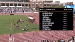 High School Boys' 4x200m Relay Class 6A, Finals 1 | UIL State Track & Field Meet