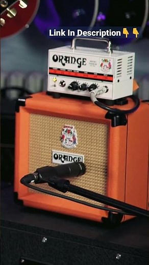 Orange PPC108 1x8-Inch Closed-Back Speaker Cabinet Bundle with Orange MT20 Micro Terror Amp Head