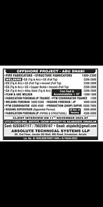 61K views · 300 reactions | offshore jobs vacancy, | Gulf Job Vacancy | Facebook