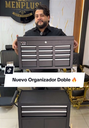 Organizador Doble para Herramientas de Barbería