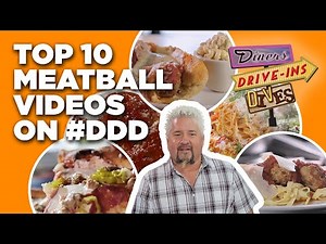 Top 10 #DDD Meatball Videos of All Time with Guy Fieri | Diners, Drive-Ins, and Dives | Food Network