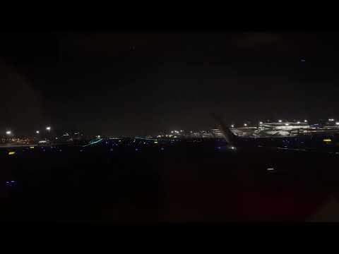 JAL 羽田空港から離陸〜夜バージョン