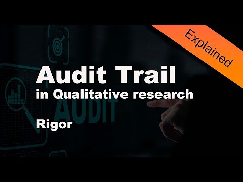 What is 'audit trail' in qualitative research? Explained!