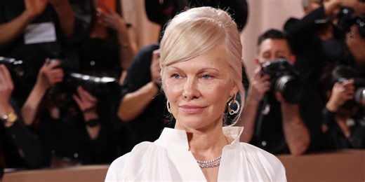 Move over, Claudia Winkleman! Pamela Anderson has a new, ultra-long fringe she 100% can’t see out of