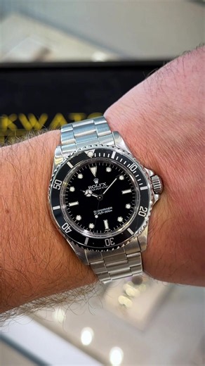 Rolex Non date keeps the dial clean ✨ £6,450 #submariner #rolex #fyp