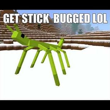 Stick bug in Minecraft