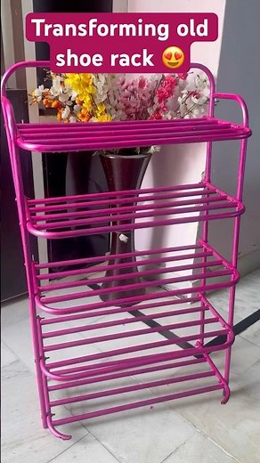 Amazing Shoe Rack Transformation🤩 | Reuse & Upcycle Ideas | Day 11 Task