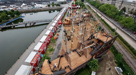 Old Montreal's pirate ship obstacle course opens for the summer this weekend | Events