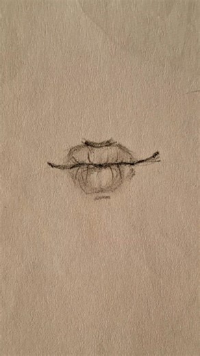 Easy Step-by-Step Lips Drawing 👄✏️ #artshorts #tutorial #drawing #art #shorts