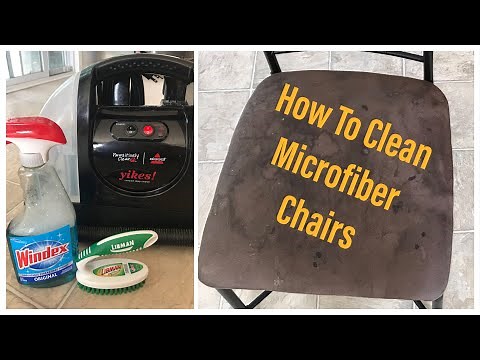 How to Clean Microfiber Chairs || 2 Methods