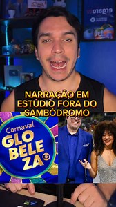 A Globo muda o jogo no Carnaval de São Paulo. Pela primeira vez desde os anos 1990, a narração dos desfiles não será feita direto do Anhembi. Everaldo Marques e Valéria Almeida comandam tudo dos estúdios, enquanto a pista fica com comentaristas e repórteres. Decisão divide os bastidores do samba e acontece em um ano decisivo, já que o contrato com as escolas termina em 2025. #CarnavalSP #Globo #Carnaval #Globeleza | Ergaro