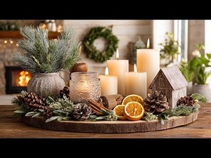 🪵 Warm Winter & Christmas Rustic Style Decorations | Cozy, Nostalgic & Classic with Natural DIY❄️
