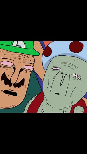 The side of Luigi you never see #mario #supermario #mariobros #luigi #mariomovie #funny #animation #art #comedyskit #skit
