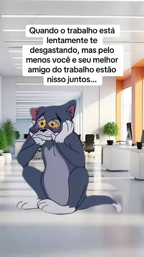 Lidando com o Desgaste no Trabalho: Meme Engraçado da Amizade no Ambiente Profissional