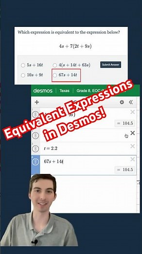 Equivalent Expressions in Desmos!