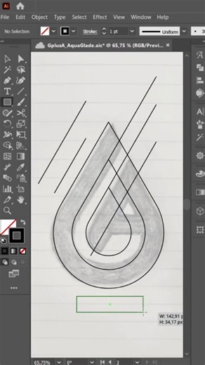 G A Water drop logo design Creative minimalistic logo Contact me if you need a logo Follow me for more logo design Adobe illustrator | Tips and Tricks for illustrator #Adobeillustrator #instagramreels #viralreels #viralshorts #graphicdesign #vectorillustration | Graphic designer by Amdad