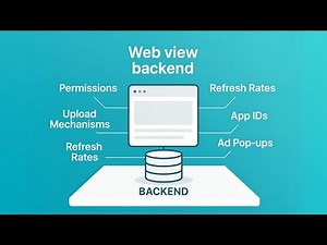 Backend of web view app in a nutshell