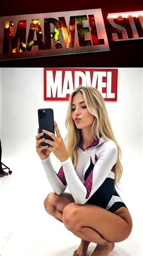 Spider Gwen Joins Marvel Avengers #aivideos #ai