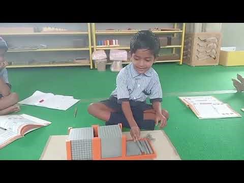 Maths activity in UKG class