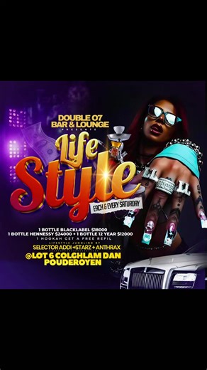 DOUBLE 07 BAR AND LOUNGE EACH AND EVERY SATURDAY IT'S LIFESTYLE SATURDAYS #drinks #party #007 #fyp #592🇬🇾 @DjAnthrax @They_love_mīmī @💥Bussitup🎧Anthrax🎤Starz @🅳🅹 🅹🅾🅴🅻 @addi_teaxha @DJ Starz GY @DjStarzGY🇬🇾🇬🇾 @Jason_sookoo_007 @selectorsamuel @Selina Sookdeo