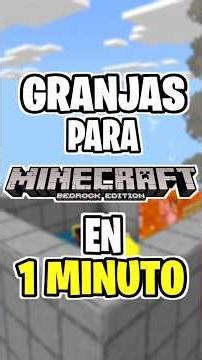 Granja de Hierro para Minecraft Bedrock 1.21 #minecraft #minecrafttutorial #minecraftbuilding