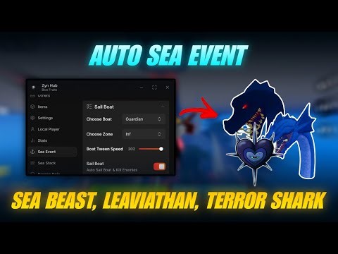 Use This Script to Farm Sea Event Faster!! - Blox Fruits Script No Key
