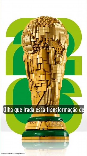 LEGO° COPA DO MUNDO DA FIFA 2026 A TAÇA DE LEGO #lego2026 #worldcup2026 #fifa2026 #copadomundo2026