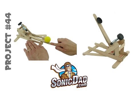 How to Make a Mousetrap Catapult - SonicDad Project #44