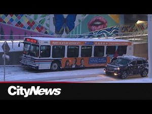 Some Calgary Transit buses struggling with slick conditions