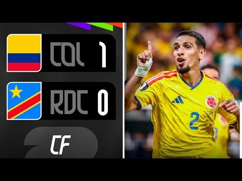 ✅ COLOMBIA le GANÓ 1-0 a RD CONGO y clasificó a 16avos del MUNDIAL