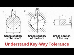 "Understanding Key-way Tolerances for Shafts & Hubs" | Mechanical Drafting Made Easy