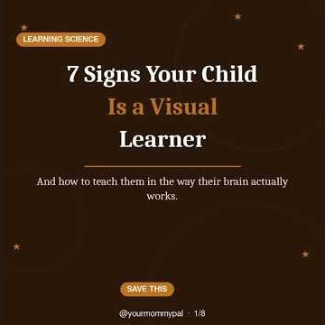 7 Signs Your Child Is a Visual Learner.