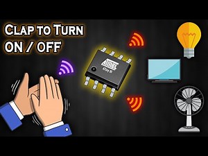 ATtiny85 Clap Lights ON / OFF | How to program ATtiny 85 with Arduino