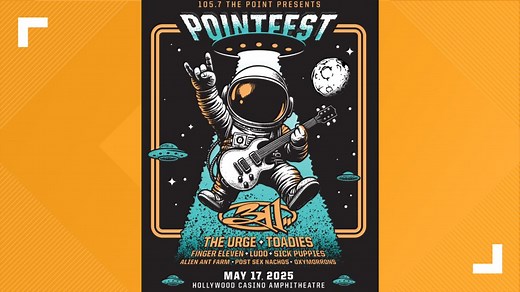 Pointfest 2025 lineup announced with mix of rock legends and rising stars