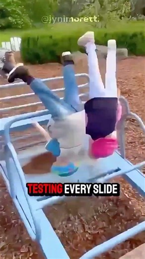 You Won’t Believe Why He Does This at the Playground!