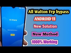 Walton N5 Frp Bypass android 11 latest Security/Walton Gh10 Frp bypass Android 11, NF5 Frp bypass