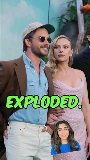 Scarlett Kisses Jonathan at Jurassic Premiere 😍🌈