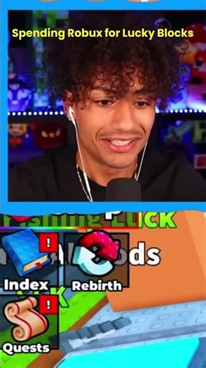Spending Robux for Lucky Blocks