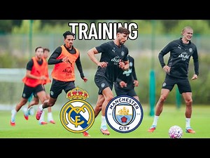 Man City Training Ahead of HUGE UCL Clash vs Real Madrid! 🔥