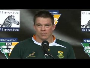 2009 Tri Nations Trophy Presentation to the Springboks