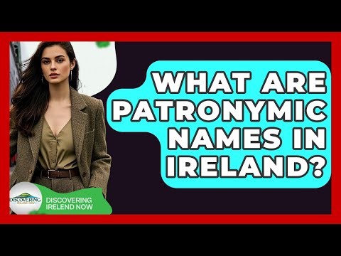 What Are Patronymic Names In Ireland? - Discovering Ireland Now