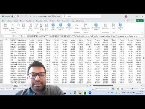 8. Downloading stock price and return from LSEG - Datastream