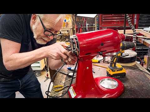 Can Adam Savage Repair This Old KitchenAid Mixer?